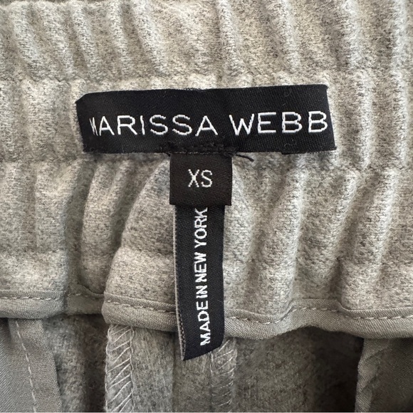 Marissa Webb Wool & Silk Gray Jogger Trouser Pants, Size XS - Picture 5 of 8